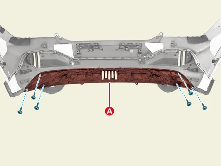 Kia EV6. Rear Bumper Assembly