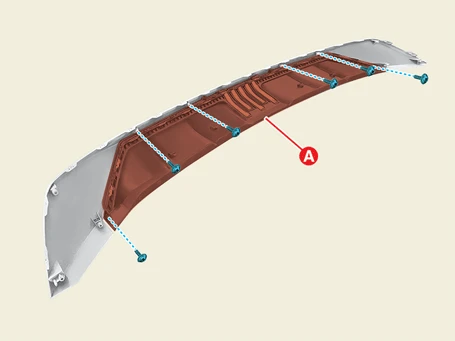 Kia EV6. Rear Bumper Assembly