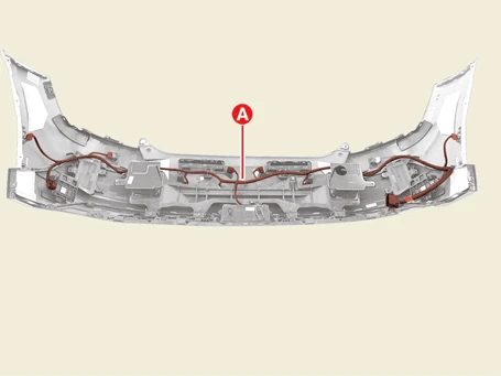 Kia EV6. Rear Bumper Beam Assembly