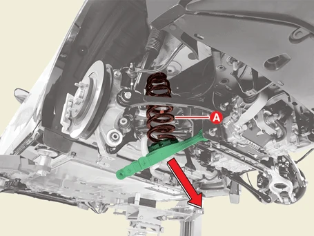 Kia EV6. Rear Coil Spring