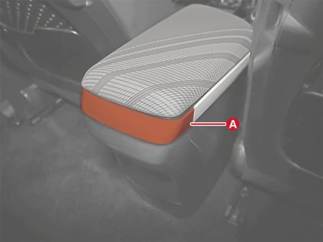 Kia EV6. Rear Console Cover