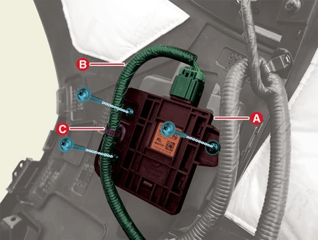 Kia EV6. Rear Corner Radar