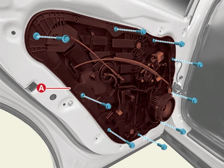 Kia EV6. Rear Door Module