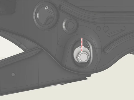 Kia EV6. Rear Lower Arm