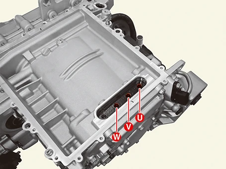 Kia EV6. Rear Motor and Reduction Gear Assembly