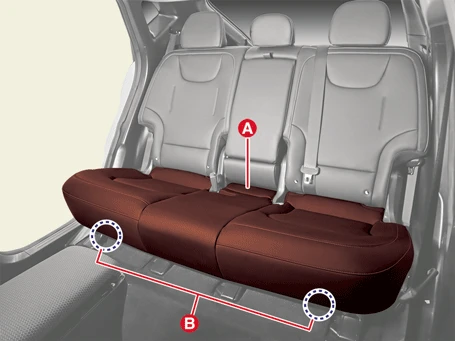 Kia EV6. Rear Seat Assembly