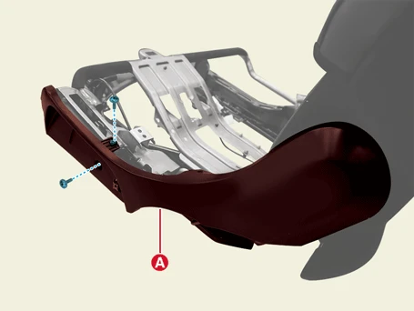 Kia EV6. Rear Seat Back Cover