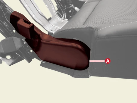 Kia EV6. Rear Seat Back Cover