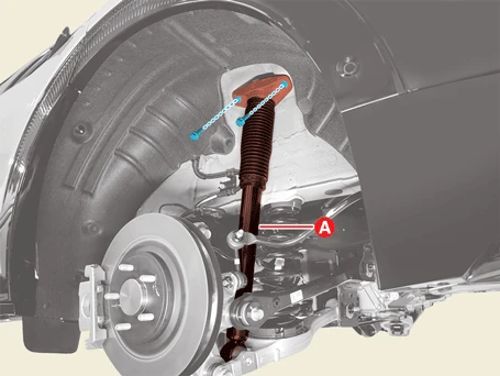 Kia EV6. Rear Shock Absorber