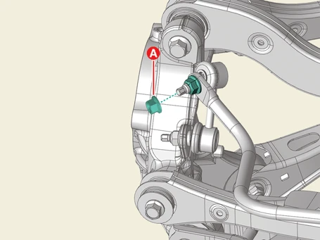 Kia EV6. Rear Stabilizer Bar