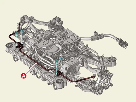 Kia EV6. Rear Stabilizer Bar