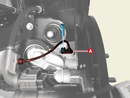 Kia EV6. Rear wheel speed sensor