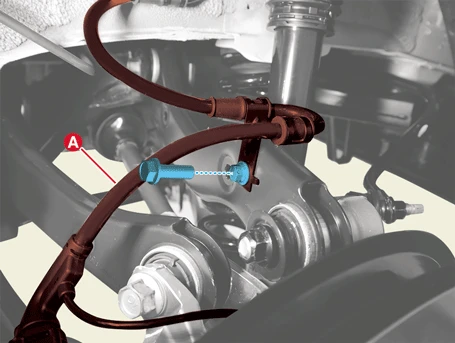 Kia EV6. Rear wheel speed sensor