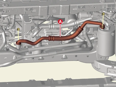 Kia EV6. Refrigerant Line