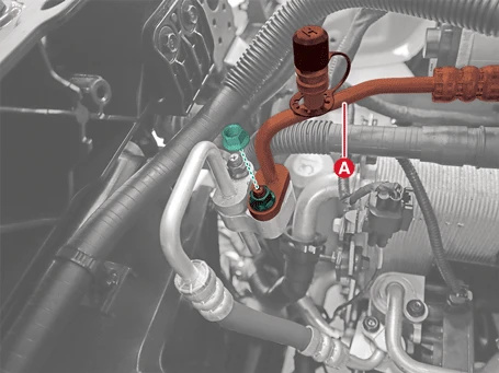 Kia EV6. Refrigerant Line