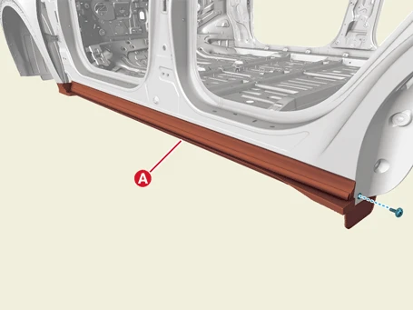 Kia EV6. Side Sill Molding