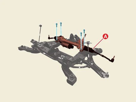 Kia EV6. Steering Gear Box