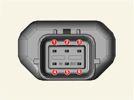 Kia EV6. Stop lamp switch