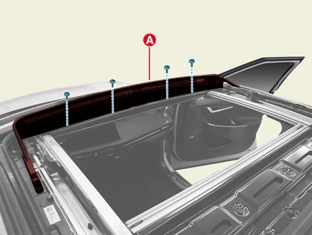 Kia EV6. Sunroof Deflector