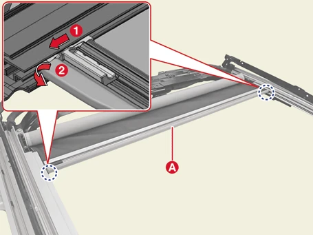 Kia EV6. Sunroof Roller Blind