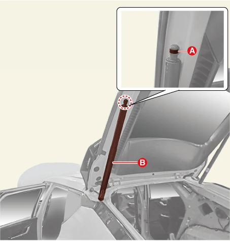 Kia EV6. Tailgate Assembly