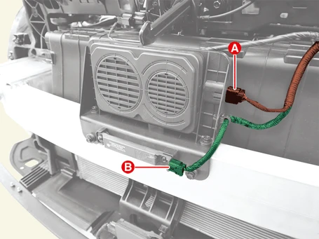 Kia EV6. Virtual Engine Sound Control Unit and Speaker Assembly