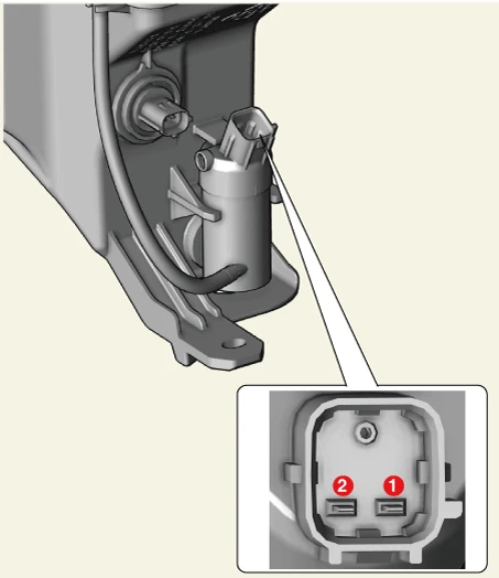 Kia EV6. Washer Motor