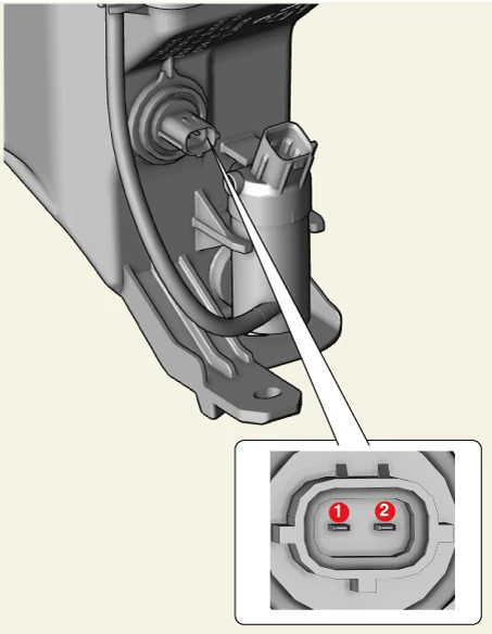 Kia EV6. Washer Motor