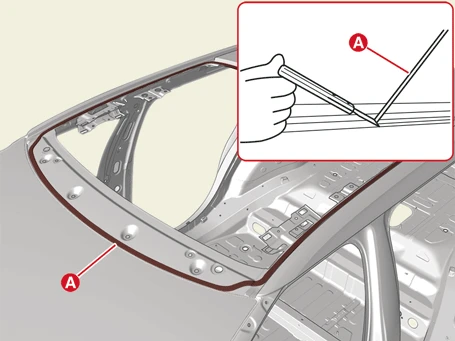 Kia EV6. Wide Sunroof Assembly