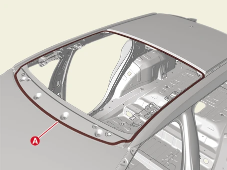 Kia EV6. Wide Sunroof Assembly