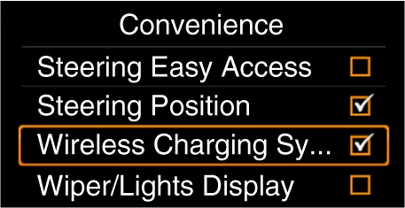 Kia EV6. Wireless Power Charger (WPC)